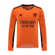 Camiseta Arsenal Portero Manga Larga 2020/2021 Naranja