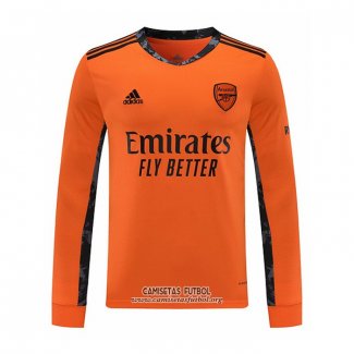 Camiseta Arsenal Portero Manga Larga 2020/2021 Naranja