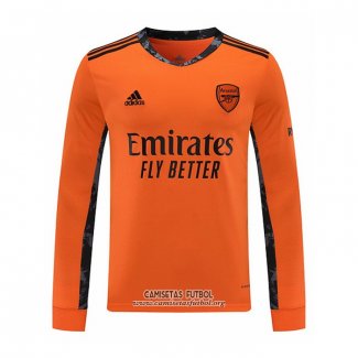 Camiseta Arsenal Portero Manga Larga 2020/2021 Naranja