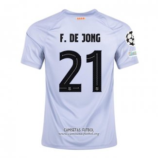 Camiseta Barcelona Jugador F.De Jong Tercera 2022/2023