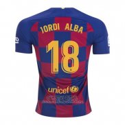 Camiseta Barcelona Jugador Jordi Alba Primera 2019/2020