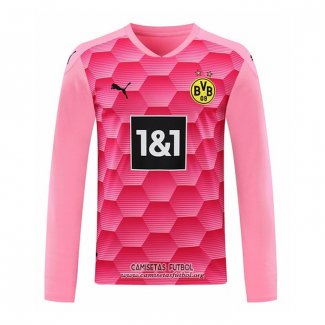 Camiseta Borussia Dortmund Portero Manga Larga 2020/2021 Rosa