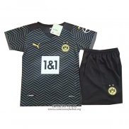 Camiseta Borussia Dortmund Segunda Nino 2021/2022