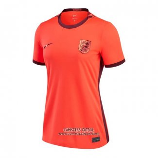 Camiseta Inglaterra Segunda Mujer Euro 2022