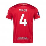 Camiseta Liverpool Jugador Virgil Primera 2023/2024