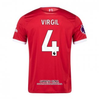 Camiseta Liverpool Jugador Virgil Primera 2023/2024