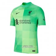 Tailandia Camiseta Liverpool Portero 2021/2022 Verde