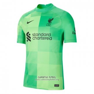 Tailandia Camiseta Liverpool Portero 2021/2022 Verde