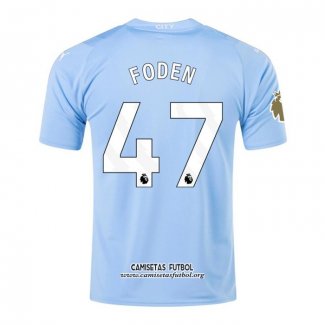 Camiseta Manchester City Jugador Foden Primera 2023/2024