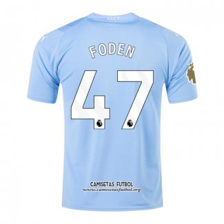 Camiseta Manchester City Jugador Foden Primera 2023/2024