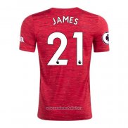 Camiseta Manchester United Jugador James Primera 2020/2021