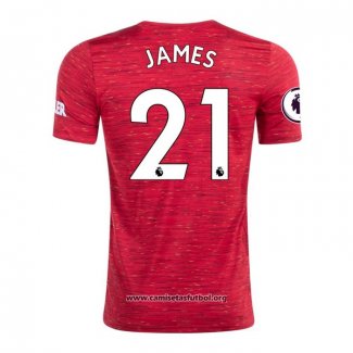 Camiseta Manchester United Jugador James Primera 2020/2021