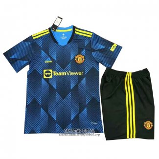 Camiseta Manchester United Tercera Nino 2021/2022