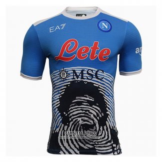 Camiseta Napoli Maradona Special 2021/2022 Azul