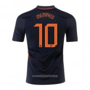 Camiseta Paises Bajos Jugador Memphis Segunda 2020/2021