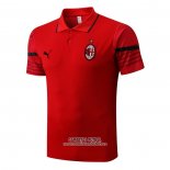 Camiseta Polo del AC Milan 2022/2023 Rojo