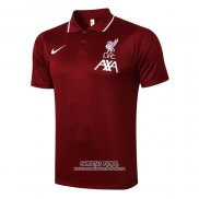 Camiseta Polo del Liverpool 2021/2022 Rojo