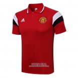 Camiseta Polo del Manchester United 2021/2022 Rojo