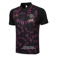 Camiseta Polo del Paris Saint-Germain Jordan 2021-2022 Purpura