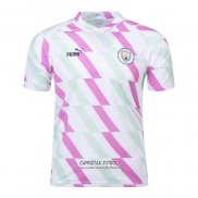 Camiseta Pre Partido del Manchester City 2023 Blanco