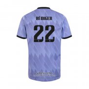 Camiseta Real Madrid Jugador Rudiger Segunda 2022/2023
