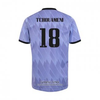 Camiseta Real Madrid Jugador Tchouameni Segunda 2022/2023