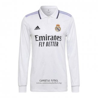 Camiseta Real Madrid Primera Manga Larga 2022/2023