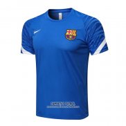 Camiseta de Entrenamiento Barcelona 2021-2022 Azul