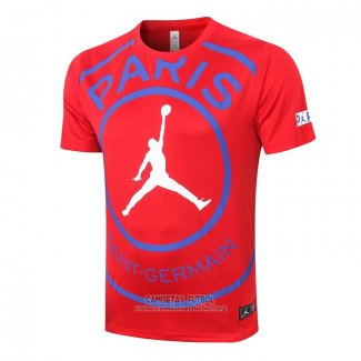 Camiseta de Entrenamiento Paris Saint-Germain Jordan 2020/2021 Rojo
