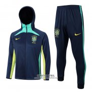 Chandal con Capucha del Brasil 2022/2023 Azul