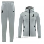 Chandal con Capucha del Liverpool 2020/2021 Gris