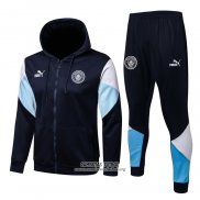 Chandal con Capucha del Manchester City 2021/2022 Azul