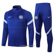 Chandal de Chaqueta del Chelsea 2020/2021 Azul Marino