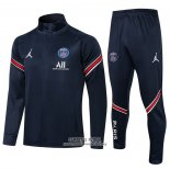 Chandal de Chaqueta del Paris Saint-Germain 2021/2022 Azul