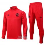 Chandal de Sudadera del Flamengo 2023/2024 Rojo