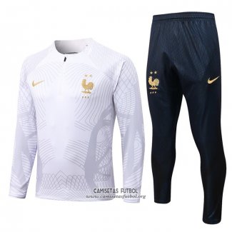 Chandal de Sudadera del Francia 2022/2023 Blanco