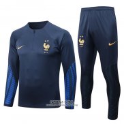 Chandal de Sudadera del Francia Nino 2022/2023 Azul