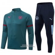 Chandal de Sudadera del Manchester City 2021/2022 Verde