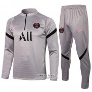 Chandal de Sudadera del Paris Saint-Germain 2021/2022 Gris