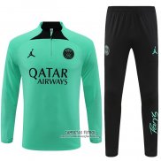 Chandal de Sudadera del Paris Saint-Germain Jordan 2022/2023 Verde