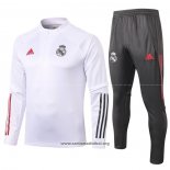 Chandal de Sudadera del Real Madrid 2020/2021 Blanco