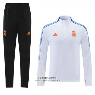 Chandal de Sudadera del Real Madrid 2021/2022 Blanco