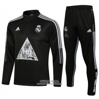 Chandal de Sudadera del Real Madrid 2021/2022 Negro