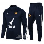 Chandal de Sudadera del Wolves 2021/2022 Azul