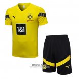 Chandal del Borussia Dortmund Manga Corta 2022/2023 Amarillo - Pantalon Corto