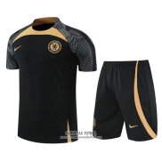 Chandal del Chelsea Manga Corta 2022/2023 Negro - Pantalon Corto