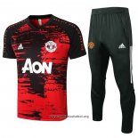 Chandal del Manchester United Manga Corta 2020/2021 Rojo