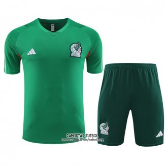 Chandal del Mexico Manga Corta 2023/2024 Verde - Pantalon Corto