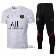 Chandal del Paris Saint-Germain Jordan Manga Corta 2021/2022 Blanco