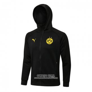 Chaqueta con Capucha del Borussia Dortmund 2021/2022 Negro